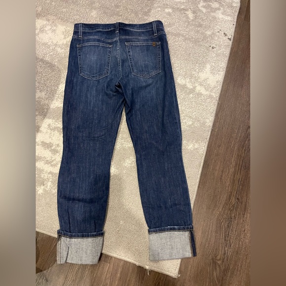 Joe's highrise distressed denim crop/folded cuff size 28 - Picture 3 of 3